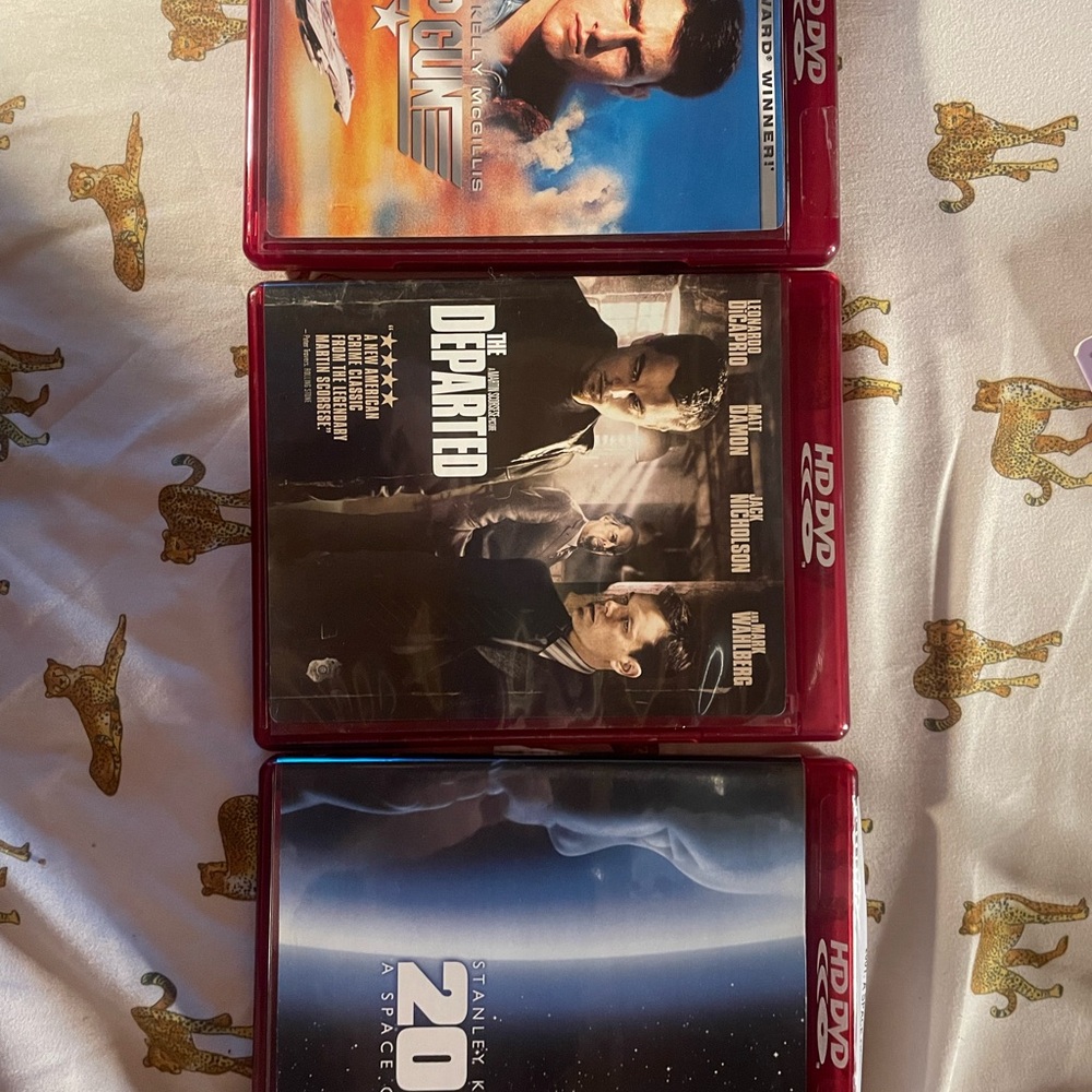 HD DVD Movie Set: Top Gun, The Departed, 2001: A Space Odyssey